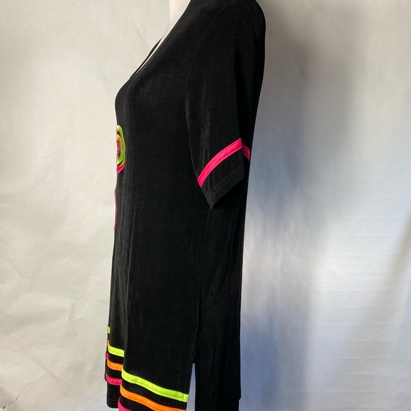 Vintage 1980’s/1990 Black Tunic Dress - Picture 4 of 6